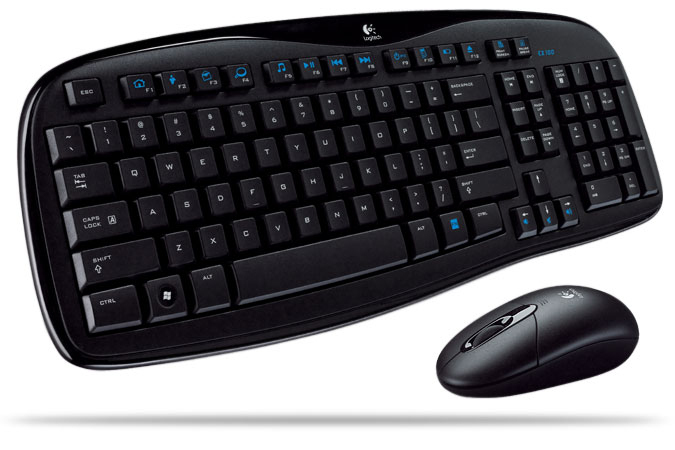 Datos del producto Logitech Cordless Desktop® EX teclado Ratón RF inalámbrico Negro Teclados (967713-0120)