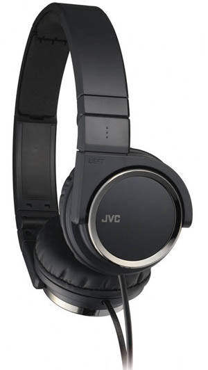 JVC HA-S400 Headphones Wired Head-band, Neck-band Black, Silver image 1