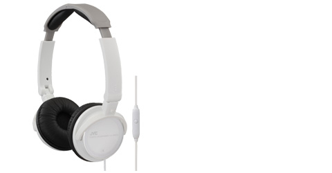 JVC HA-SR500 Headset Wired Head-band Calls/Music Black, White image 1