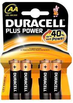 Duracell Plus Power Kertakäyttöinen akku AA Alkali