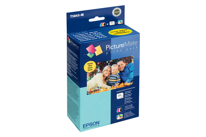 Kit Epson T584 4 Colores 100 Hojas - T5845-M