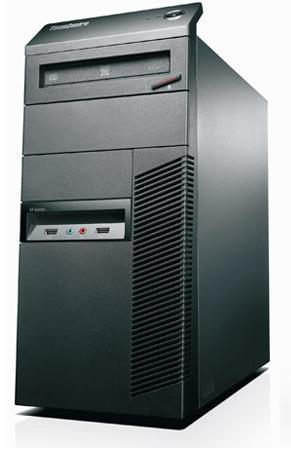 Lenovo ThinkCentre M81 Intel® Core™ i3 i3-2120 2 GB DDR3-SDRAM 320 GB AMD Radeon HD 5450 Windows 7 Professional Tower PC Black