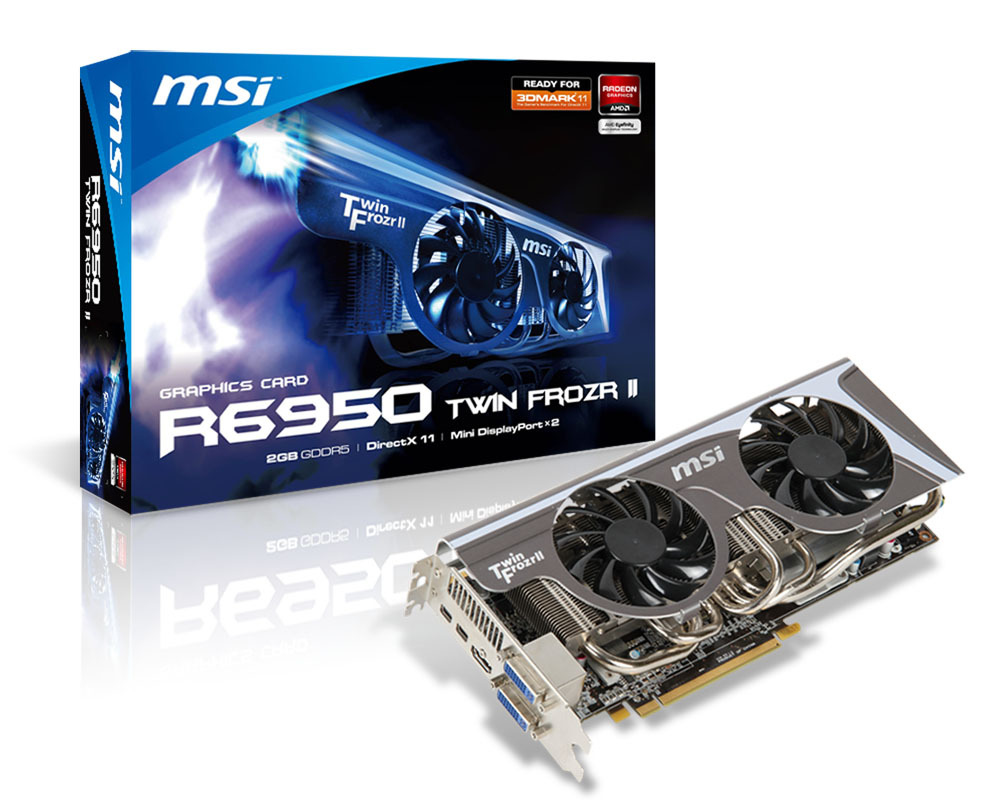 MSI V246-002R graphics card AMD Radeon HD6950 2 GB GDDR5