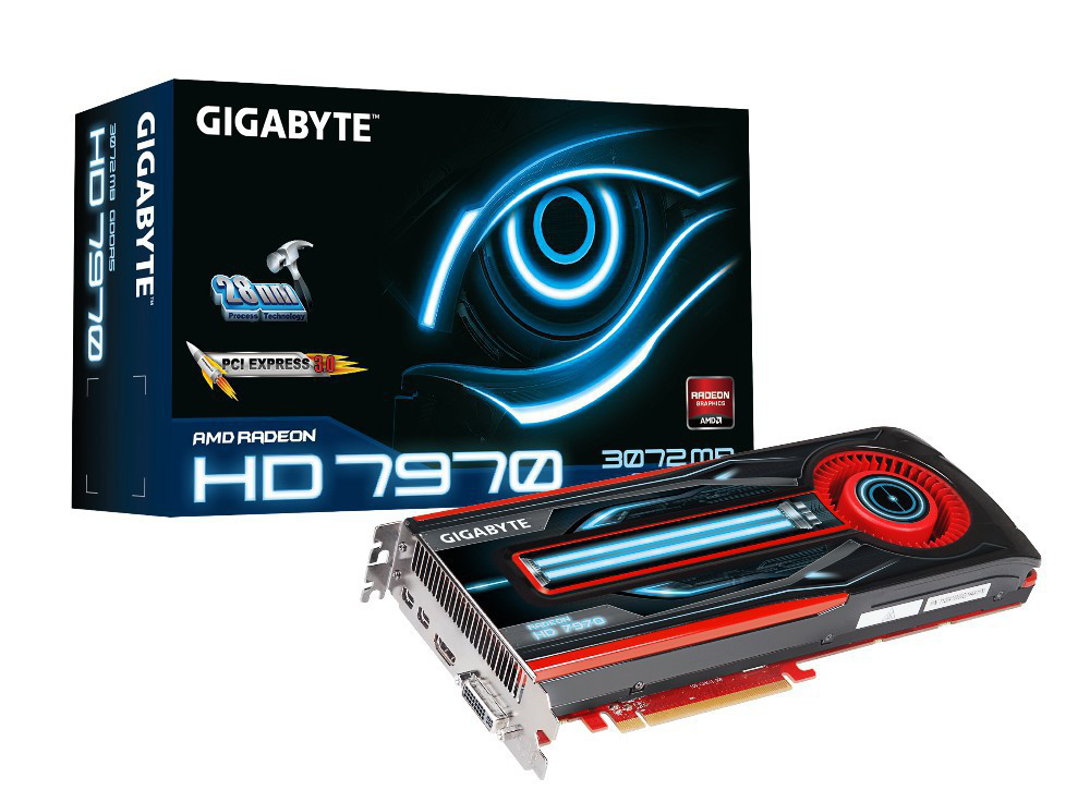 GIGABYTE GV-R797D5-3GD-B graphics card AMD Radeon HD7970 3 GB GDDR5