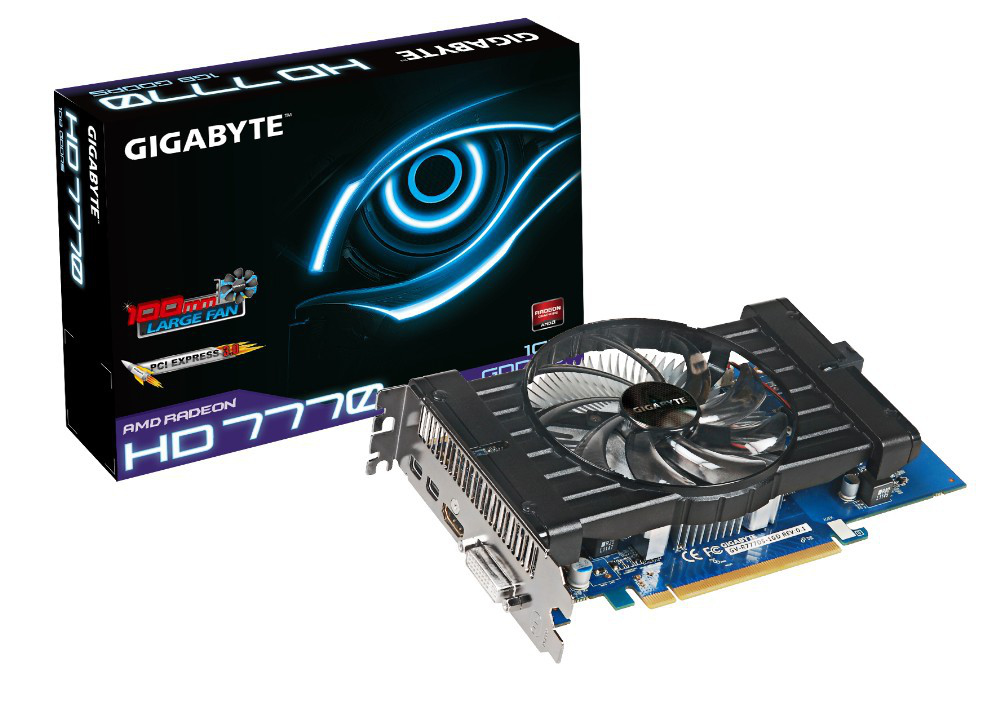 GIGABYTE GV-R777D5-1GD graphics card AMD Radeon HD7770 1 GB GDDR5