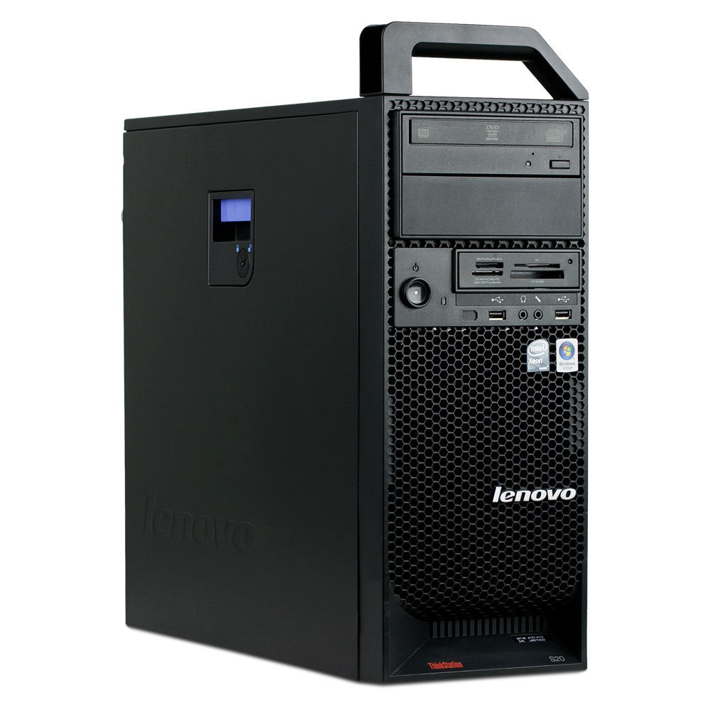 Lenovo ThinkStation S20 Intel® Xeon® 3000 Sequence W3550 4 GB DDR3-SDRAM Windows 7 Professional Tower Workstation Black, Red, Silver