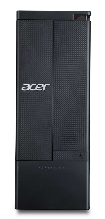 Acer Aspire 430 AMD E E-300 4 GB DDR3-SDRAM 500 GB Windows 7 Home Premium SFF PC Black image 1