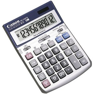 Canon HS-1200TS - Desktop calculator - 12 digits - solar panel, battery