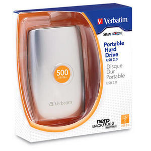 Verbatim 2.5'' Portable Hard Drive USB 2.0 500GB external hard drive 5400 RPM 2.5"