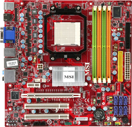 MSI K9N2GM-FD / FIH Socket AM2 micro ATX