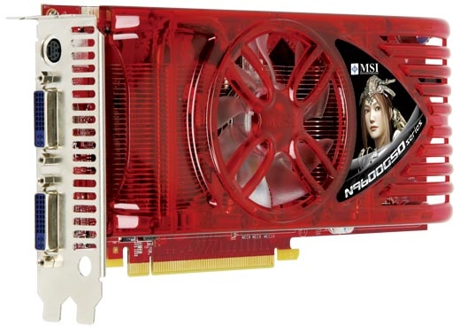 MSI N9600GSO-T2D384-OC graphics card GeForce 9600 GSO GDDR3