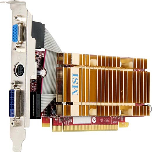 MSI R3450-TD512H graphics card GDDR2