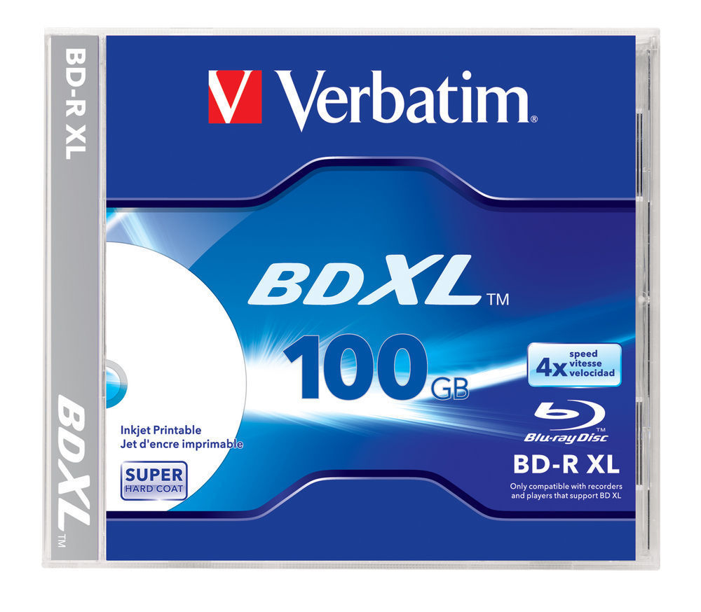 Verbatim BD-R XL 100 GB 4x 1 pz