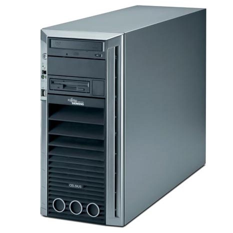 Fujitsu CELSIUS M460 Intel® Core™2 Duo E8400 2 GB DDR2-SDRAM 250 GB HDD Minitower Workstation