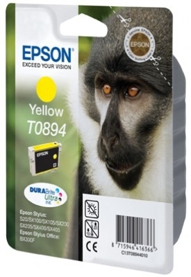 Epson Monkey Cartuccia di inchiostro Yellow T0894 DURABrite …
