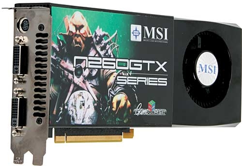 MSI N260GTX-T2D896-OC GeForce GTX 260 GDDR3