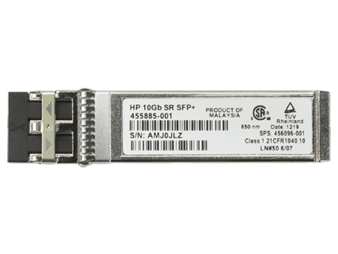 HP 10GBE SFP+ SR network transceiver module Fiber optic 10000 Mbit/s SFP+ 850 nm