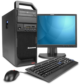Lenovo ThinkStation S10 Intel® Core™2 Duo E8400 2 GB DDR3-SDRAM Tower Workstation