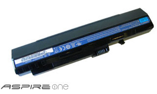 Acer Aspire One Battery - 6 Cell Black