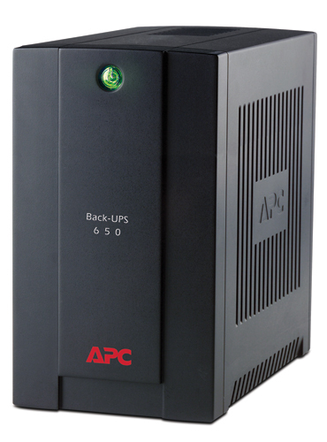 APC Back-UPS 650VA uninterruptible power supply (UPS) 0.65 kVA 390 W 3 AC outlet(s)