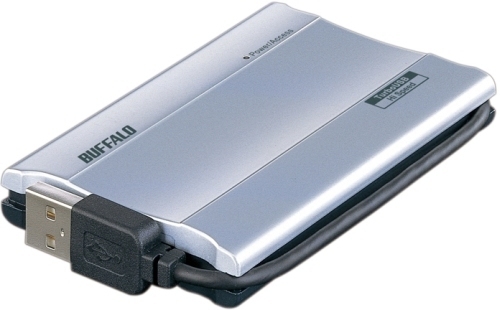 Buffalo MicroStation Portable Silicon Disk (SSD) with TurboUSB 32 GB USB 2.0 Aluminium image 1