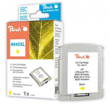 Peach PI300-222 tindikassett 1 tk Kollane