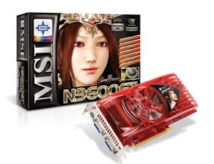 MSI N9600GT512MOC graphics card GeForce 9600 GT GDDR3