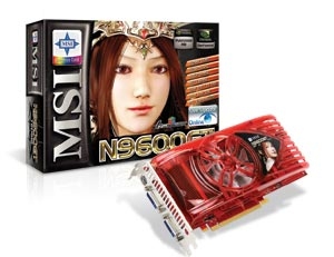 MSI N9600GT-512M graphics card GeForce 9600 GT GDDR3