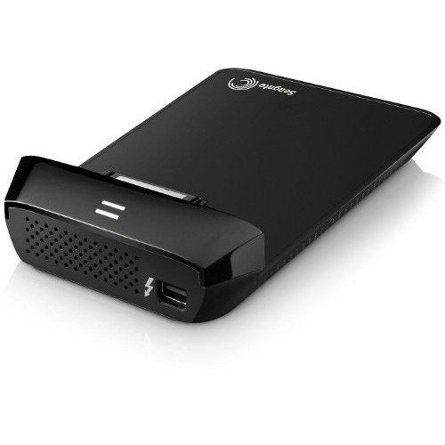 Seagate STAE133 storage drive docking station Thunderbolt Black