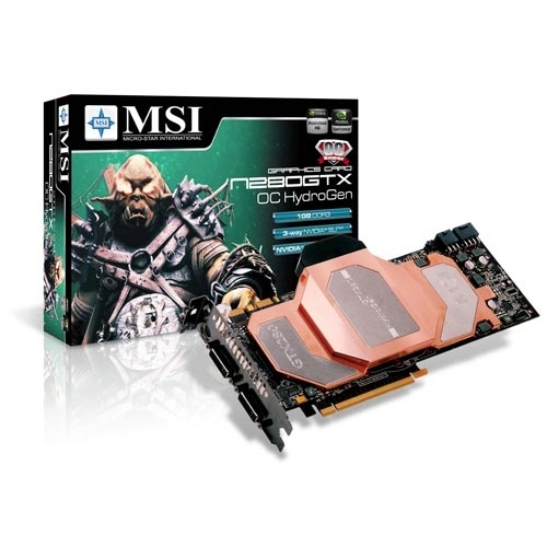 MSI V801-490R graphics card GeForce GTX 280 1 GB GDDR3