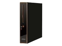 MSI Wind Nettop S2325L Intel Atom® 230 2 GB DDR2-SDRAM 500 GB Intel® GMA 950 Linux PC Black, Silver