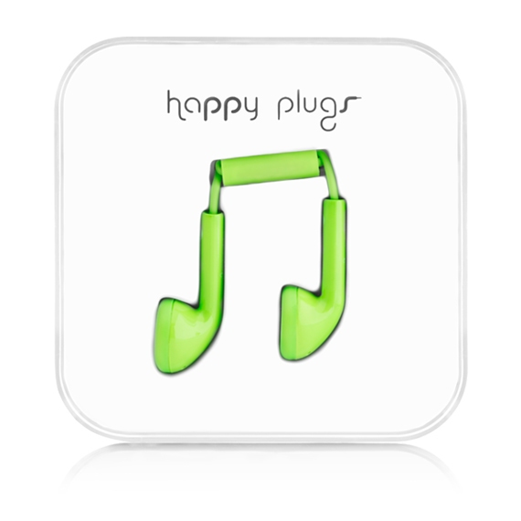 Happy Plugs Earbud Headset Wired In-ear Calls/Music Green image 1