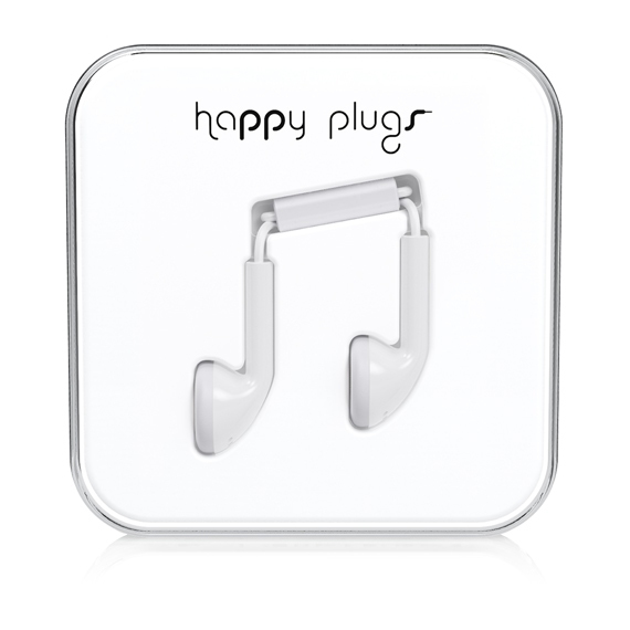 Happy Plugs Earbud Headset Wired In-ear White image 1
