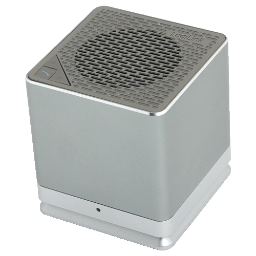LogiLink Cube Mono portable speaker Silver 3 W image 1