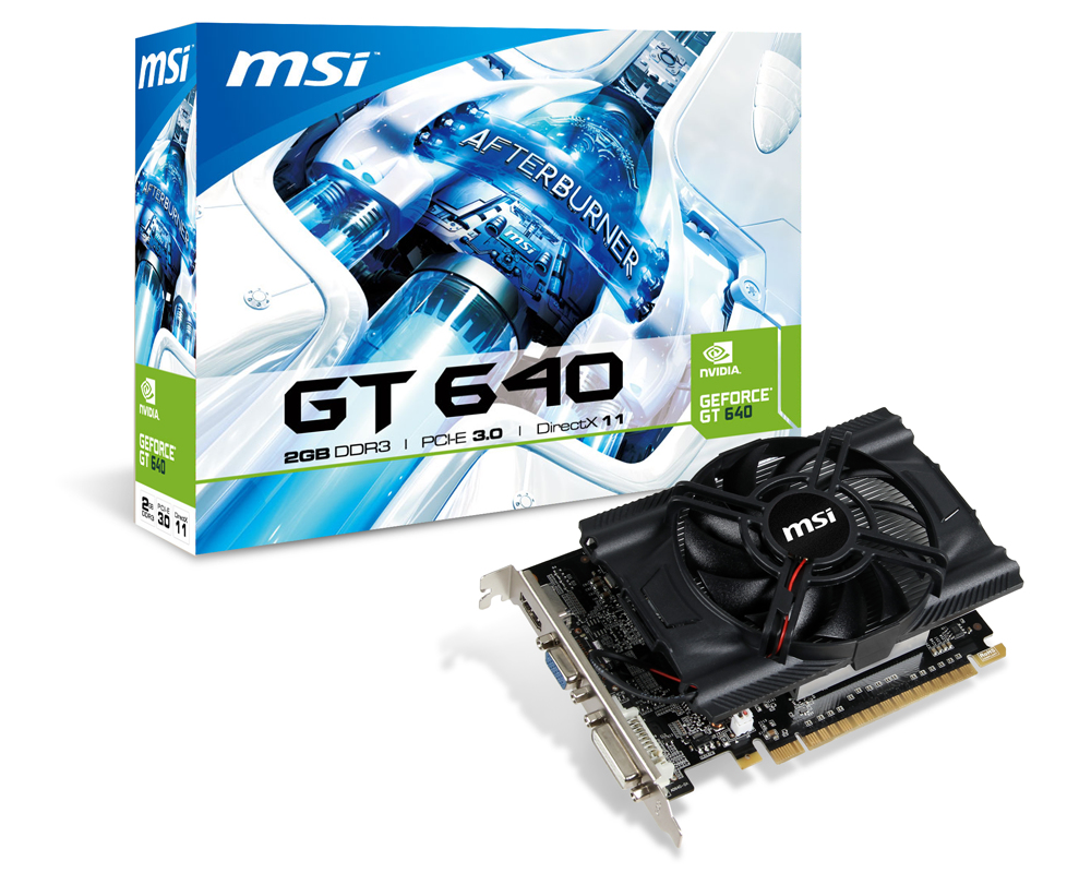 MSI N640-2GD3 NVIDIA GeForce GT 640 2 GB GDDR3