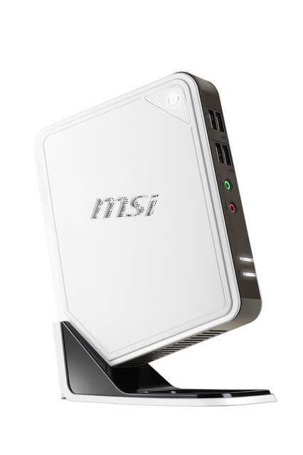 MSI Wind Box DC110 Intel® Celeron® 847 4 GB DDR3-SDRAM 320 GB HDD USFF Mini PC White
