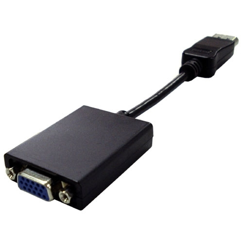 DELL 492-11046 video cable adapter DisplayPort VGA (D-Sub) Black