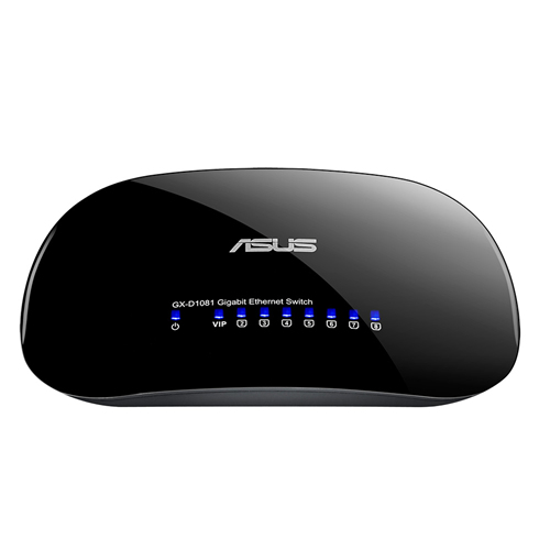 ASUS GX-D1081 V3 Unmanaged Gigabit Ethernet (10/100/1000) Black