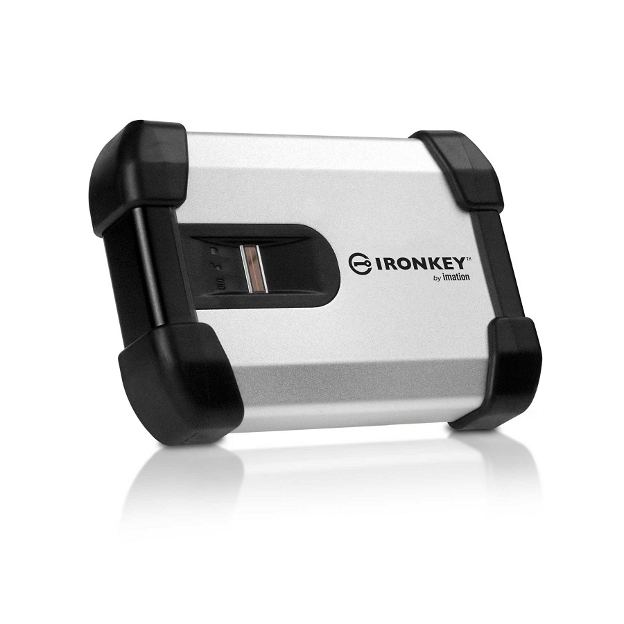 Kingston Technology IronKey H200 Bio external hard drive 320 GB 2.5" USB 2.0 Black, Silver