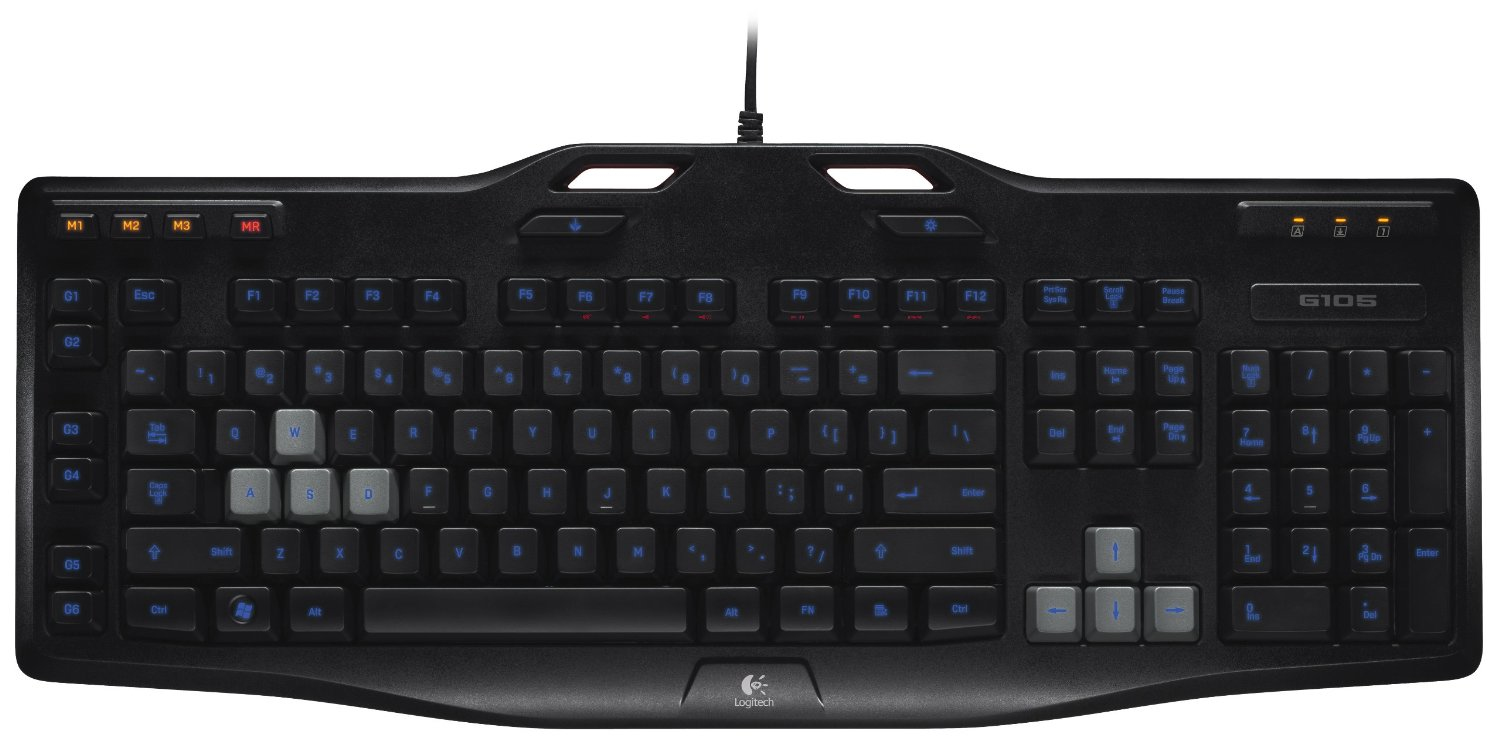 Specs Logitech G105 Keyboard Usb Qwerty English Black Keyboards 9