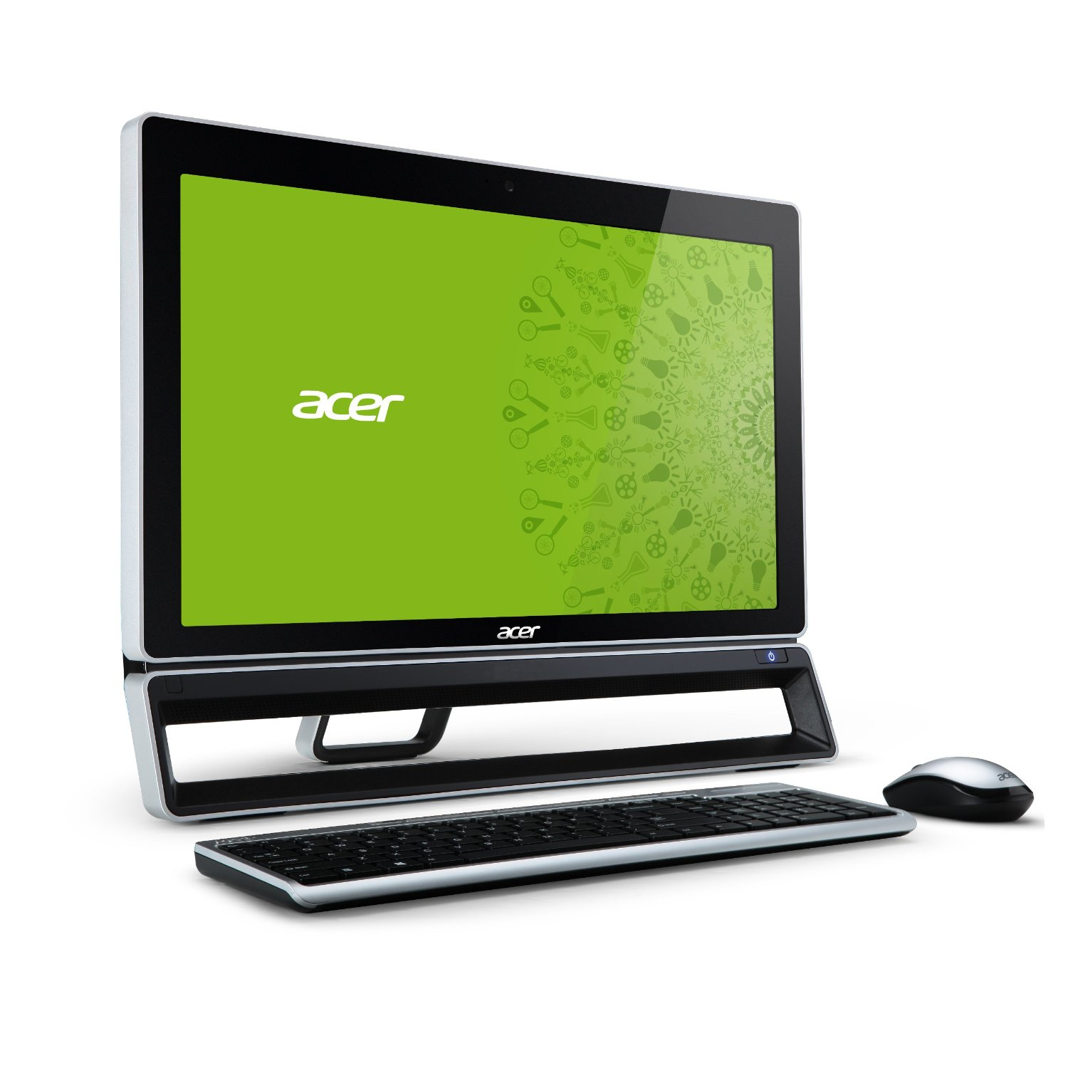 Acer Aspire S600-012 Intel Pentium G G2020 58.4 cm (23") 1920 x 1080 pixels All-in-One PC 4 GB DDR3-SDRAM 1 TB HDD Windows 8 Black, Silver