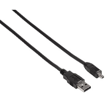 Hama USB 2.0 Cable USB-A Plug - mini USB-B Plug (B6M), 1.8m cavo USB 1,8 m USB A Mini-USB B Nero
