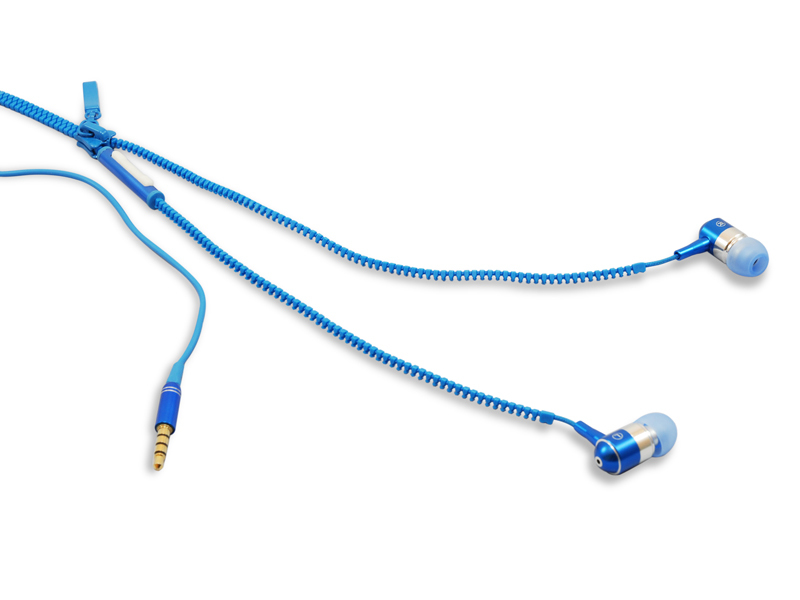 Conceptronic Stylish Zip Headphone — vue 1 sur 1