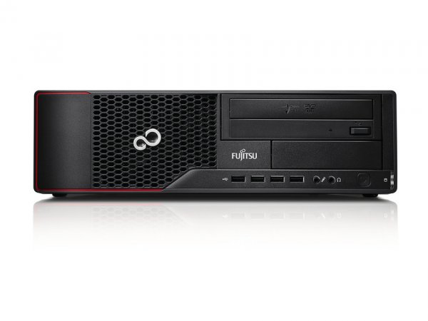 Fujitsu ESPRIMO E700 Intel® Core™ i3 i3-2100 2 GB DDR3-SDRAM 320 GB HDD Windows 7 Professional PC Black, Red