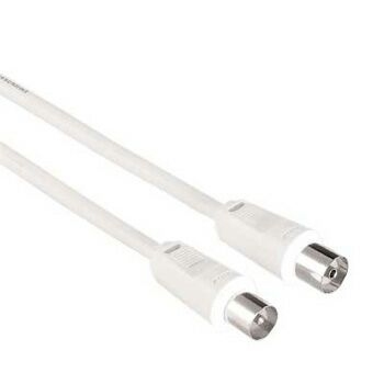 Hama Antenna Cable Coaxial Male Plug - Coaxial Female Jack 7.5 m 75 dB cavo coassiale 75 m F Bianco