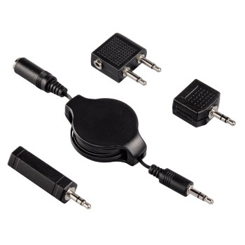 Hama 00122369 adattatore per inversione del genere dei cavi 3.5 mm 63 mm Nero