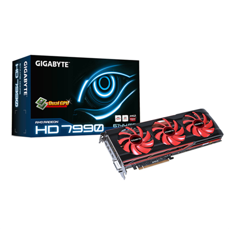 GIGABYTE GV-R799D5-6GD-B graphics card AMD Radeon HD7990 6 GB GDDR5