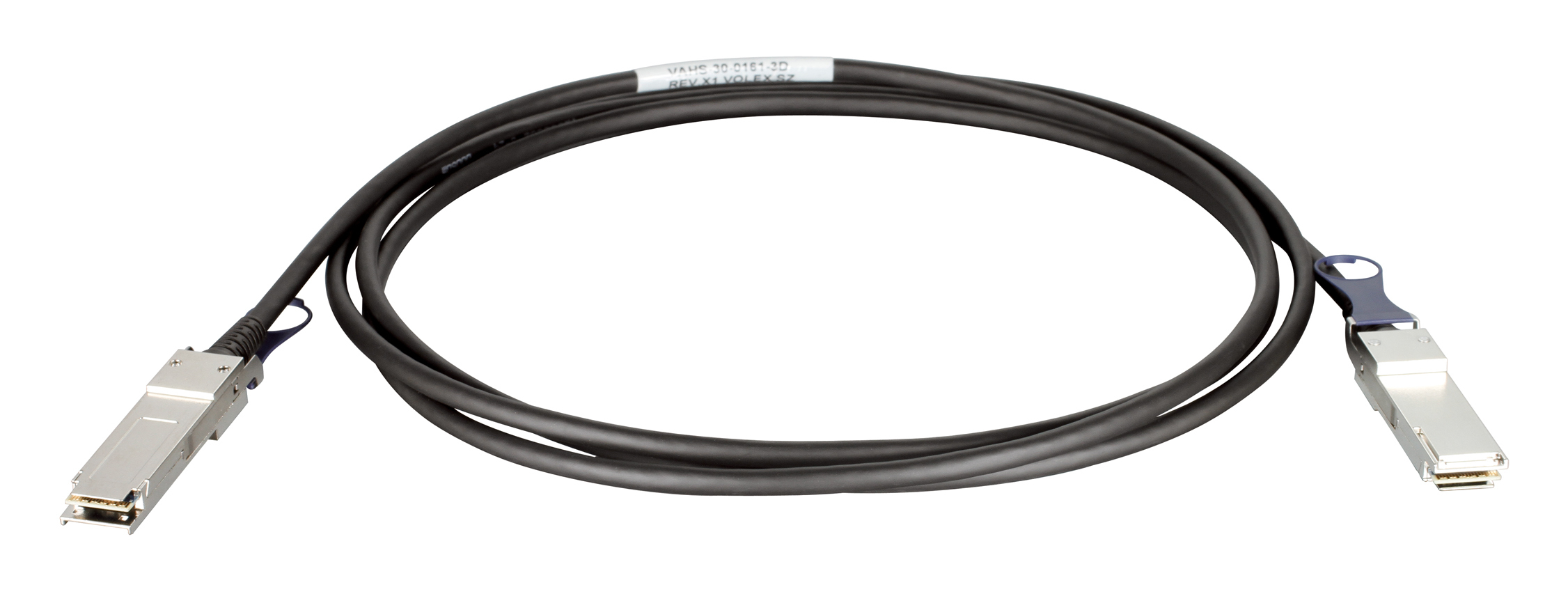 D-Link QSFP+, 3m InfiniBand-kablar QSFP+ Svart