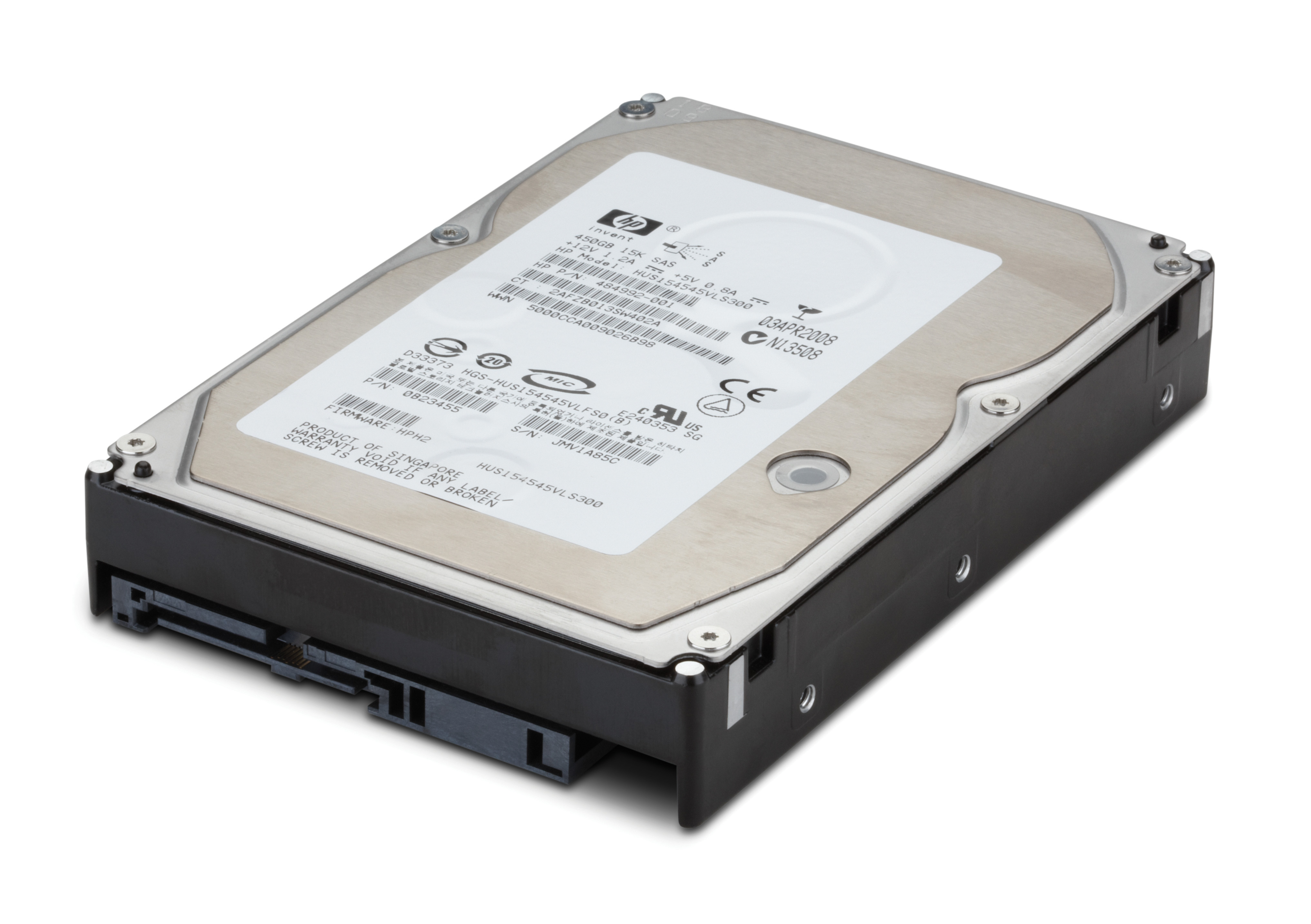 HP 450GB SAS 15K Hard Drive internal hard drive 15000 RPM 3.5"