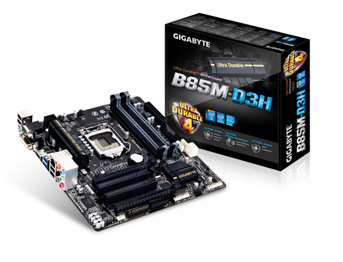 GIGABYTE GA-B85M-D3H motherboard Intel® B85 LGA 1150 (Socket H3) micro ATX